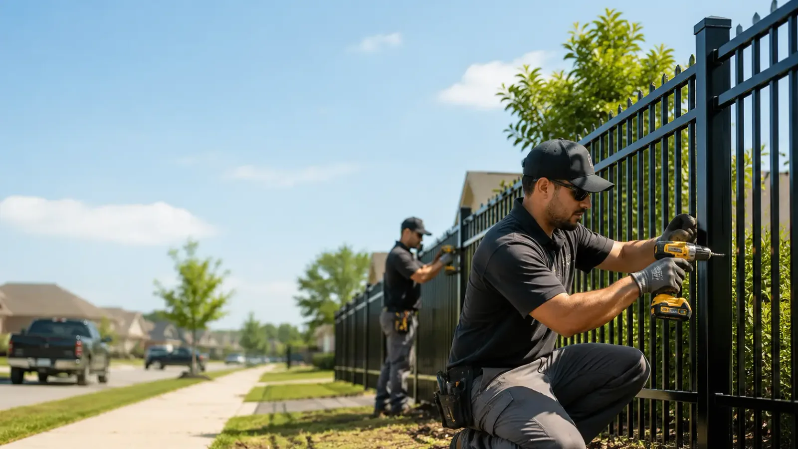 Metal Fence Installation in Livonia, LA